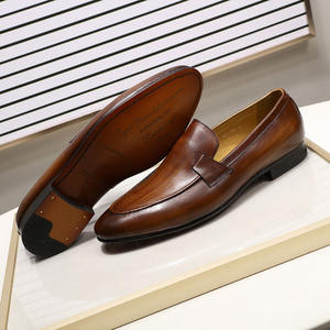 Chaussures en cuir Oxford luxueuses, respirantes, imperméables, chaussures de mariage, chaussures de cérémonie, chaussures de bureau formelles pour hommes, chaussures à lacets - Product Image 3