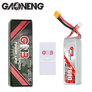 GAONENG GNB 2600MAH 3S 11.1V 110C XT60 แบตเตอรี่ลิเธียมโพลิเมอร์ RC แอร์ FPV UAV ปีกอากาศยาน - Product Image 6