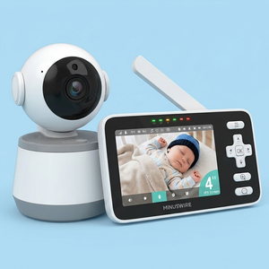 KT614T 5.5 Inch IPS 720P HD WiFi Baby Monitor with 5000mAh Rechargeable Battery 1000ft Range Tuya Smart Life - Product Image 1