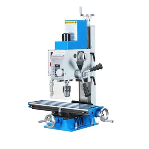 bore hole drilling machine DRO speed manual drill mini drill mill machine WMD16V for sales