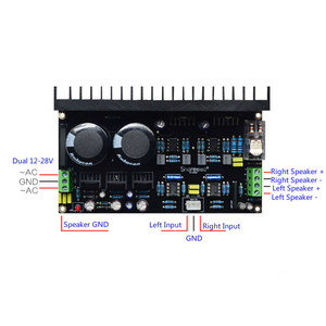 Bo mạch khuếch đại âm thanh Stereo công suất cao LM3886 OP07 DC 5534, bộ kit tự lắp ráp - Product Image 2