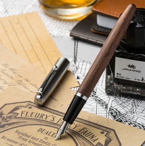 Cổ Điển Sang Trọng Thủ Công Bằng Gỗ Đài Phun Nước Bút 0.5Mm Nhựa Retro Phong Cách Sang Trọng Cụ Bằng Văn - Product Image 2