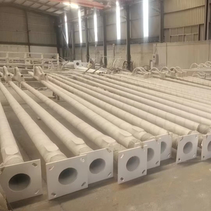 Poteau d'éclairage public galvanisé à chaud sur mesure en acier Q235, 3-15m, à bras simple/double, pour extérieur - Product Image 1