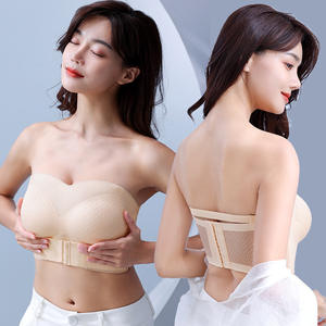 Vendita calda <span class=keywords><strong>reggiseno</strong></span> <span class=keywords><strong>senza</strong></span> <span class=keywords><strong>spalline</strong></span> <span class=keywords><strong>senza</strong></span> <span class=keywords><strong>spalline</strong></span> comodo Non slip raccolto <span class=keywords><strong>reggiseno</strong></span> <span class=keywords><strong>bianco</strong></span> <span class=keywords><strong>senza</strong></span> cuciture da donna in taglie forti - Product Image 2