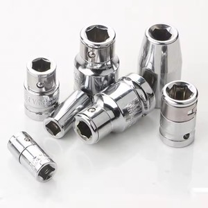 Adaptateur universel de douille à cliquet 1/4 1/2 adaptateur d'embout hexagonal en acier pour convertisseur de douille à impact multi-outils électronique grand public - Product Image 1