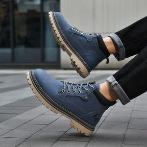 <span class=keywords><strong>Botas</strong></span> de Trabajo con Cordones en el Tobillo, Estilo Británico, de Microfibra, Zapatos Modernos para Hombre, <span class=keywords><strong>Botas</strong></span> Altas <span class=keywords><strong>Tipo</strong></span> Marten - Product Image 4