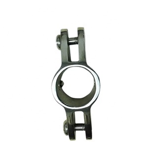 Accessoire de fixation pour bimini en acier inoxydable 316, glissière à double mâchoire, compatible avec tube de 1 pouce (25 mm), pour bateaux, yachts et navires - Product Image 1