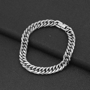 Popular Niche Design Geometric <b>Chain</b> Bracelet Silver Plated Light Luxury Simple Unisex's Bracelets Fashion Jewelry Wholesale - Product Image 3
