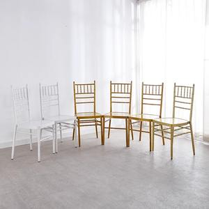 Factory Direct Wholesale <strong>Bamboo</strong> <strong>Chair</strong> for Weddings Banquets and Events Soft Bag Iron Metal <strong>Chair</strong> Golden Wedding Church <strong>Chair</strong> - Product Image 3