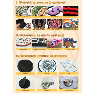 Patch brodé personnalisé en peluche avec autocollant à crochets et support thermocollant, patch brodé en chenille pour T-shirts, chapeaux, sacs, décoration DIY - Product Image 5