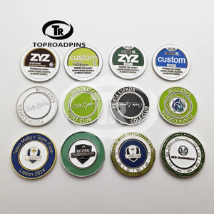 Tùy Chỉnh Khác Nhau Thiết Kế Kim Loại Bóng Đánh Dấu Golf Phụ Kiện Với Logo Của Riêng Bạn Z N Từ Golf Bóng Đánh Dấu Cho Zyn Boger Par - Product Image 6