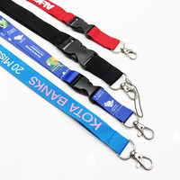 Lanière de porte-carte en polyester pour imprimante à sublimation avec logo personnalisé