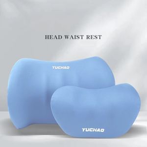 Lulu AnHL1, cojín de soporte Lumbar para asiento de <span class=keywords><strong>coche</strong></span>, cojín trasero, almohada de espuma viscoelástica, <span class=keywords><strong>silla</strong></span> de oficina, respaldo, reposacabezas, conjuntos de cojines - Product Image 2