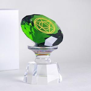 Trophée de diamant en verre de cristal K9, gravure, peinture couleur, médailles de diamant, coupe pour les cadeaux de film d'affaires, nouveauté - Product Image 4