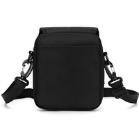 Bolso bandolera antirrobo de moda para hombre, logotipo de marca de moda, ropa de trabajo de Color puro, estilo de calle de bolsillo para teléfono móvil