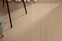 Plancher en bois d'ingénierie massif de 15 mm, lisse et brossé, en chêne européen, revêtement de sol en bois d'ingénierie naturel