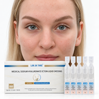 Ampoule sérum visage à la niacinamide et à l'acide hyaluronique, hydratante et éclaircissante pour femmes