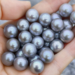 Muses Jewels, Nuevas Perlas Sueltas <span class=keywords><strong>de</strong></span> Agua Dulce Naturales, Redondas y Teñidas, <span class=keywords><strong>de</strong></span> 10mm a 11mm, Varios Colores, Perlas para Artesanía - Product Image 1