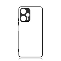 Nouvelles coques de téléphone portable de luxe pour Redmi Note 12S 12 Pro Turbo 11 10 9 8 2D TPU Sublimation Antichoc Anti-poussière et anti-rayures Noir