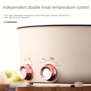 Poêle à frire électrique multifonctionnelle pour dortoir Poêle à frire électrique intégrée antiadhésive - Product Image 2