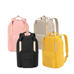 Kingsons Women's <b>Backpack</b> Lightweight Commuter <b>College</b> Student Travel Bag Solid Color Large Capacity Casual Style - Product Image 4