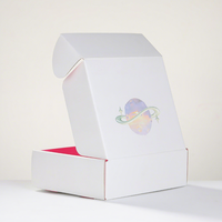 Boîte en carton personnalisée pour vêtements avec logo, boîte cadeau en carton pour chaussettes, boîte d'expédition recyclable vide, carton d'expédition en papier pour cadeaux