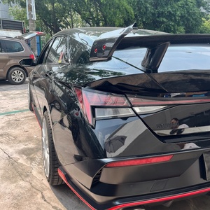 Alerón Trasero de Fibra de Carbono Estilo V2 para Hyundai Elantra Avante N CN7 2021-2026, Alerón Deportivo para Maletero, Accesorios Exteriores para Automóvil - Product Image 2