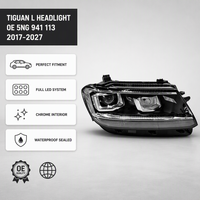Phare avant gauche à LED OEM 5NG941113 5NG941114 avec feux de jour (DRL) pour VW Tiguan L 2017-2025, plateforme SVW MQB (version longue)