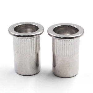 Tuercas Remachables de Aleación de Aluminio M3 M4 M5 M6 M8 M10 M12 M16, Remaches Roscados de Cabeza Plana, Tuercas Remachables Huecas Moleteadas, Tapa de Tuerca Remachable, Zinc Azul Blanco - Product Image 4