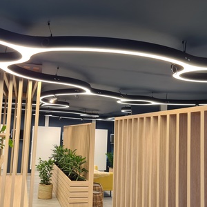 Luminaire suspendu LED HLINEA <span class=keywords><strong>Aquarius</strong></span> Series pour la maison et le bureau - Couleur personnalisable, indice de protection IP65, température de couleur 1800-6500K - Product Image 1