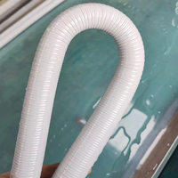 Tuyau flexible de ventilation sous vide de qualité biologique sur mesure pour fauteuil dentaire, diamètres intérieurs 8mm, 11mm, 13mm, 15mm, NOIR