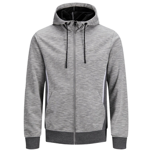 Unisex Custom Logo Lined Knitted Solid Winter Full Zip Hoodies with Sublimation Colorful Zipper for <b>Men</b> Women Kids - Product Image 1