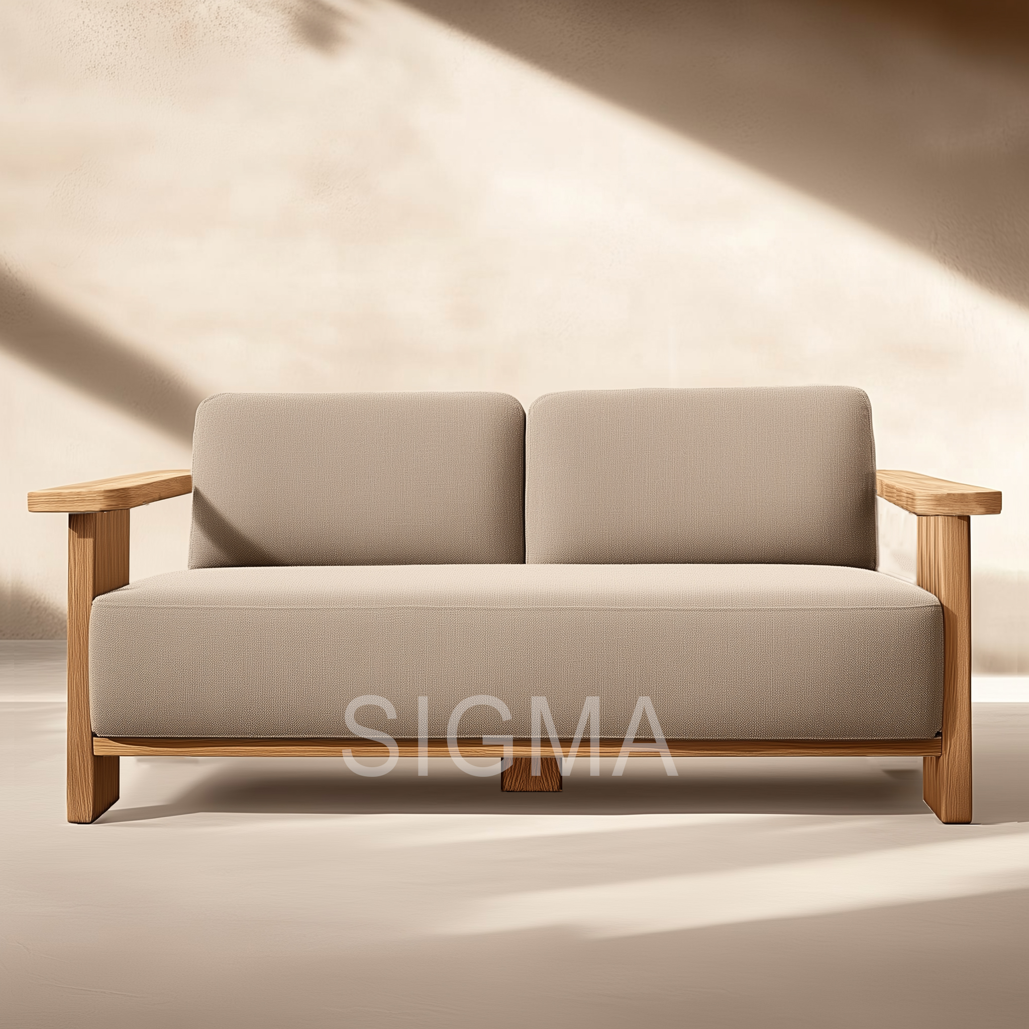 Modern Luxury Segmented Teak Solid Wood Outdoor Furniture Set Weather-Resistant Comfortable for Hotels Farmhouses Courtyards