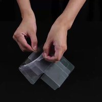 Boîte d'emballage en PVC transparent recyclable, fenêtre carrée, pliable, personnalisable, boîte cadeau pour chewing-gum, sushi, animal de compagnie, vente au détail, nourriture