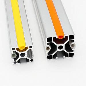 Fente 6 Bande d'étanchéité grise (A) Economy <span class=keywords><strong>Pvc</strong></span> Standard <span class=keywords><strong>T</strong></span>-Slot Covers Joint mécanique Joint en caoutchouc Extrusion Aluminium pour l'industrie - Product Image 3
