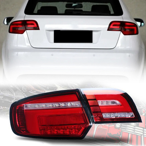 <span class=keywords><strong>Feux</strong></span> <span class=keywords><strong>arrière</strong></span> LED modifiés pour <span class=keywords><strong>Audi</strong></span> <span class=keywords><strong>A3</strong></span> 03-12, avec <span class=keywords><strong>feux</strong></span> de position et clignotants séquentiels - Product Image 1