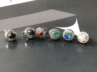 Offre Spéciale accessoires de bijoux sur mesure Bague étanche en plaqué or 18 carats avec opale de laboratoire