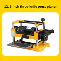 Planche à raboter portable de petite taille de 12,5 pouces, machine à raboter le bois