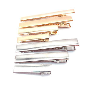 Pinces à cheveux en forme de bec de canard de différentes tailles, pinces à cheveux rectangulaires en forme de <span class=keywords><strong>crocodile</strong></span>, épingles à cheveux plates pour nœuds de cheveux - Product Image 3