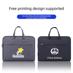 Вместительная элегантная тонкая переносная сумка для компьютера - Product Image 3