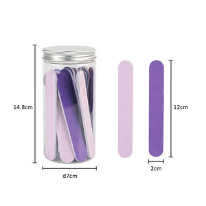 Gloway 20Pcs 150/180/250グリットネイルファイルセットネイルバッファリングファイルプロの再利用可能なエメリーボードボトル付きネイルファイル - Product Image 5