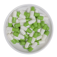 Approvisionnement direct usine – Capsules vides de différentes tailles et couleurs, vert foncé biologique, tailles 000-5, capsules vides en gélatine dure