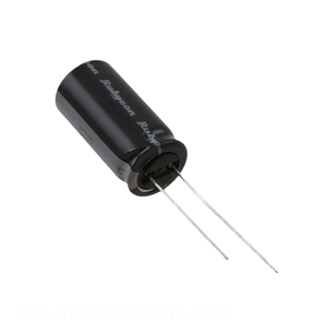 Distribuidor Autorizado: Condensador de Aluminio CAP 1200uF 20% 35V RADIAL 35ZLH1200MEFCG412.5X25 de Orificio Pasante - Product Image 1