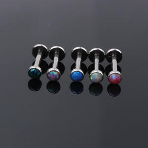 Anillos de Labio de Titanio G23, Piercings de Oídos con Ópalo, Joyería para Mujeres y Hombres, para Bodas, Fiestas y Regalos - Product Image 4