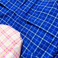 Vestes coupe-vent en nylon imperméables personnalisées pour hommes, imprimé écossais, avec fermeture éclair, style pull-over