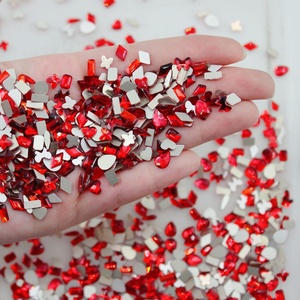 OLeeya-breloques de luxe K9 Flatback strass pour ongles, bijoux diamants, pierres 3D, décoration, Nail Art - Product Image 1