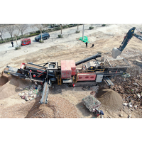 Mini concasseur à mâchoires mobile, concasseur à cône, utilisé pour l'extraction minière et le concassage de pierres de construction, machine de concassage de pierres portable