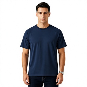Camiseta al por mayor 100% algodón ecológica unisex, suave, transpirable, con manga raglán y cuello redondo para moda urbana y estilo diario. - Product Image 1