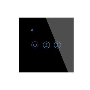 Tuya <span class=keywords><strong>Smart</strong></span> EU Standard <span class=keywords><strong>Smart</strong></span> Life <span class=keywords><strong>3</strong></span> <span class=keywords><strong>Gang</strong></span> Preto Branco Ouro Luz Interruptor de Parede Wifi Funciona com o Google Home Alexa IFTTT - Product Image 5