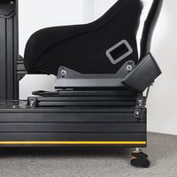 Support de siège en profilé aluminium pour haut-parleur de jeu de simulation de course